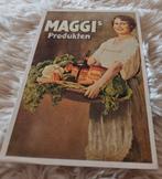 Maggi - Vrouw draagt mand met Maggi producten en groenten, Verzenden, Ongelopen, Overige thema's