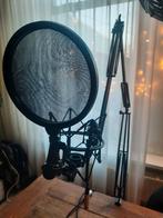 Devine shockmount met popfilter & Innox statief + XLR kabel, Muziek en Instrumenten, Microfoons, Ophalen of Verzenden, Zo goed als nieuw