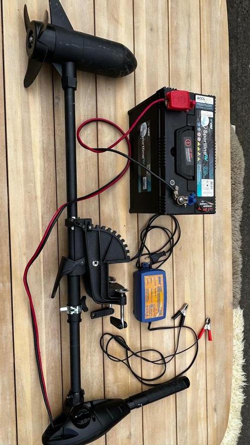 Fluister motor haswing 55lbs, Watersport en Boten, Bootonderdelen, Gebruikt, Motor en Techniek, Ophalen