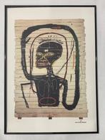 J-M BASQUIAT : XXL-lithografie. Wordt geleverd met lijst., Ophalen of Verzenden