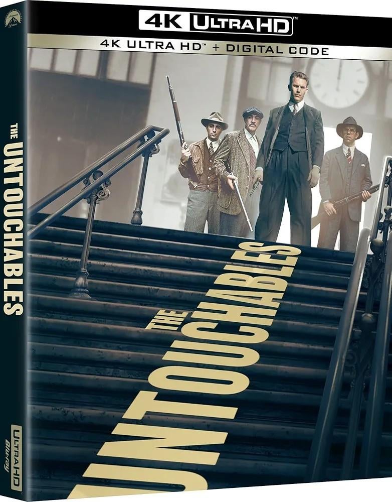 The Untouchables 4K UHD/Ultra HD Blu-Ray USA NLO (Sealed), Ophalen of Verzenden, Nieuw in verpakking, Actie