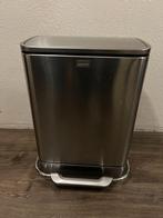 Simplehuman RVS prullenbak, Ophalen, Gebruikt, Met pedaal, 50 tot 75 cm