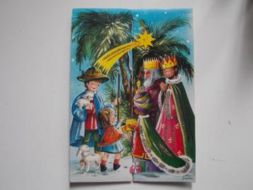Oude Adventskalender Ongeveer Jaren '60 (Gratis Verzending). beschikbaar voor biedingen