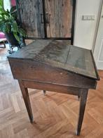 Antiek lessenaar, school tafeltje, Antiek en Kunst, Antiek | Meubels | Tafels, Ophalen