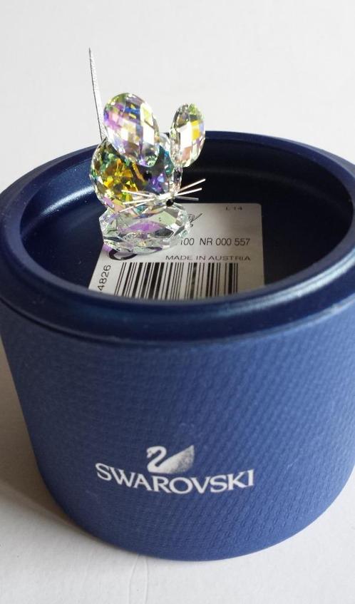 Swarovski 2015 Lim-Ed Muis kleur Aurora Borealis., Verzamelen, Swarovski, Nieuw, Figuurtje, Verzenden
