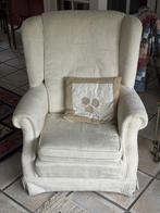 Fauteuil wit (78 (b)x76 (d)x 84(h), Ophalen, Gebruikt, 75 tot 100 cm, 75 tot 100 cm