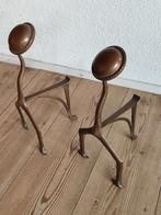 Antieke koper vuurbok, Ophalen of Verzenden, Gebruikt, Rond, Minder dan 55 cm