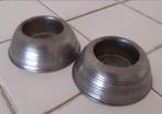 Marinoni tin. Waxinelichtje houder twee stuks., Ophalen of Verzenden