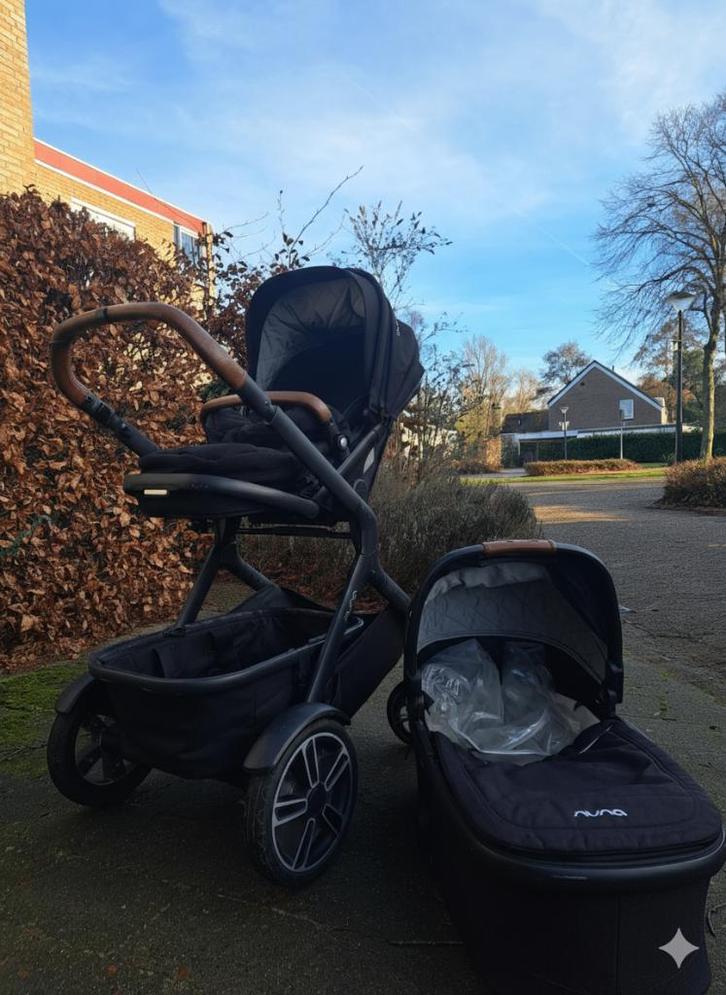 Kinderwagen Nuna Demi Grow, Kinderen en Baby's, Kinderwagens en Combinaties, Gebruikt, Kinderwagen, Overige merken, Duowagen, Met reiswieg