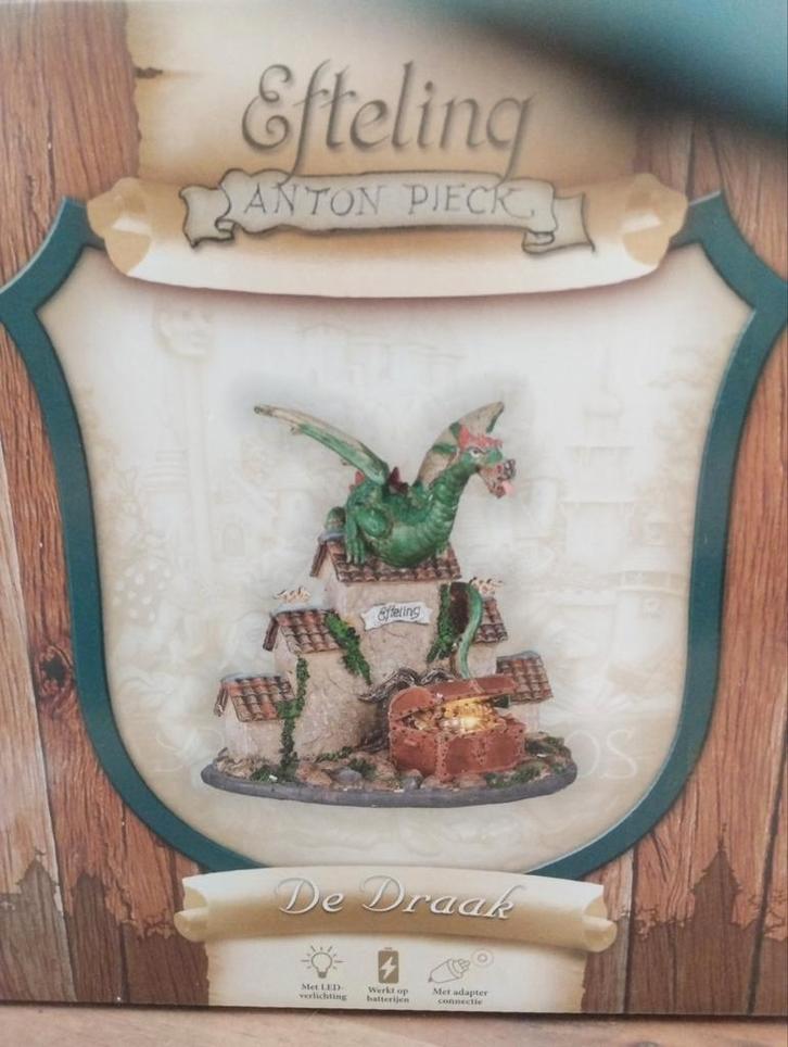 Efteling Anton Pieck Beeldje - De Draak - Nieuw!, Verzamelen, Efteling, Ophalen of Verzenden