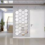 Hexagon Spiegel Stickers / Tegel Plakspiegel Plak Wand, Huis en Inrichting, Woonaccessoires | Spiegels, Nieuw, Verzenden