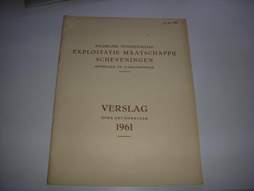 Jaarverslag Exploitatie Maatschappij Scheveningen 1961 beschikbaar voor biedingen
