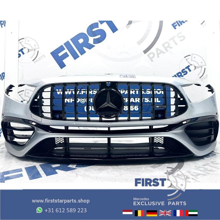 W177 A KLASSE 2025 A45 A45S AMG VOORBUMPER FACELIFT COMPLEET, Auto-onderdelen, Carrosserie en Plaatwerk, Bumper, Mercedes-Benz
