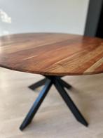 Ronde Eettafel 120cm, Huis en Inrichting, Tafels | Eettafels, Ophalen, 100 tot 150 cm, Rond, Zo goed als nieuw
