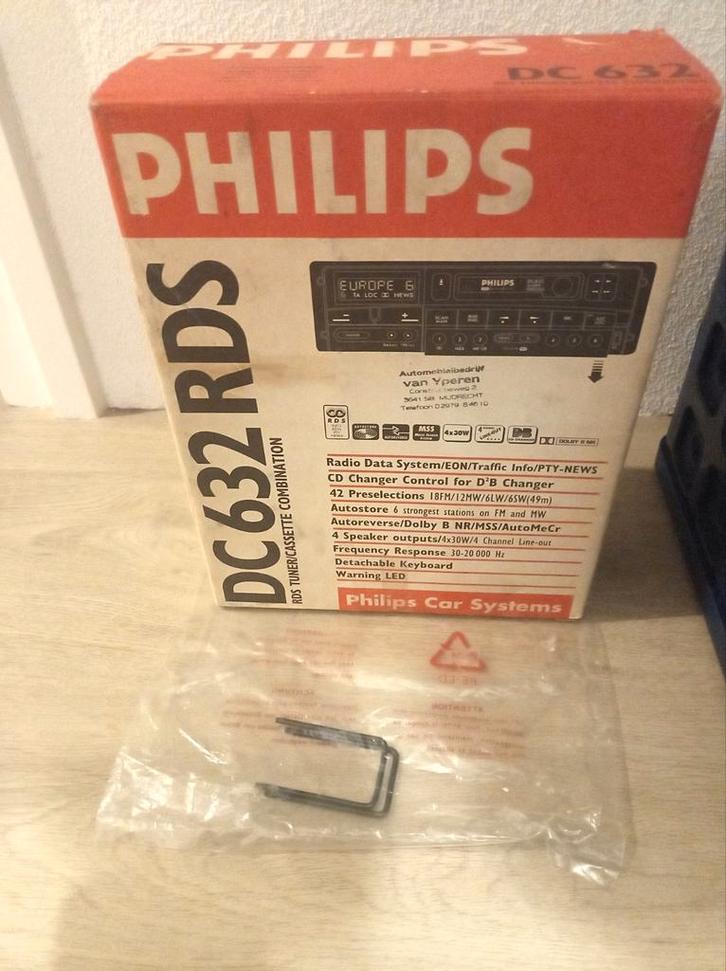 Gratis Philips DC632 RDS autoradio doos, Auto diversen, Autoradio's, Gebruikt, Ophalen