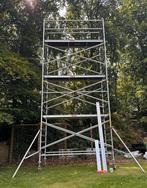 Super mooi gebruikt aluminium rolsteiger, Doe-het-zelf en Verbouw, Steigers, Ophalen, Zo goed als nieuw, Rolsteiger of Kamersteiger