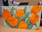 Schilderij: Oranje Tulpen, Antiek en Kunst, Ophalen
