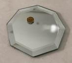 Glaswerk - glazen spiegel onderzetter 10 x 10 cm loodkristal, Ophalen of Verzenden, Gebruikt, Overig