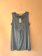 NIEUW blauwe top met vlinder opdruk zonder mouw maat XL, Foglie rosse, Maat 46/48 (XL) of groter, Nieuw, Zonder mouw