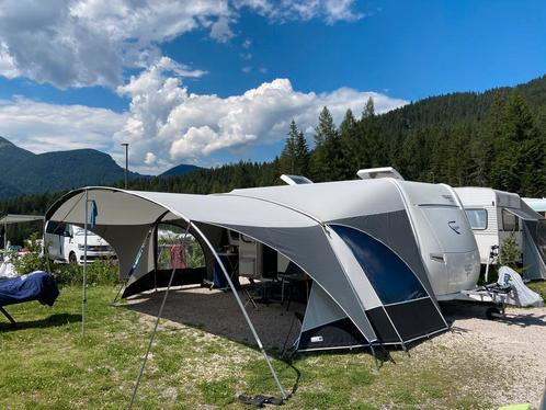 Unico Verona luifel met extra dakluifel en portaalwand-mt 13, Caravans en Kamperen, Voortenten en Luifels, Zo goed als nieuw, Ophalen