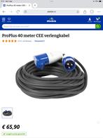 Camping verlengsnoer 40M, Caravans en Kamperen, Ophalen