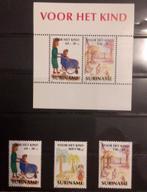 Te koop blok en kinderzegels Suriname uit 1991 postfris, Postzegels en Munten, Postzegels | Suriname, Ophalen of Verzenden, Postfris
