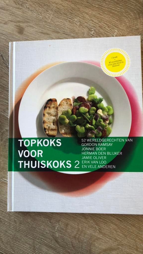M. van Spronsen - Topkoks voor Thuiskoks. Deel 2, Ophalen, Hoofdgerechten, Zo goed als nieuw, Gezond koken
