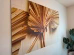 Ixxi wanddecoratie 180x120 - Palmblad motief, Huis en Inrichting, 125 cm of meer, Ophalen of Verzenden, Zo goed als nieuw, Foto of Poster