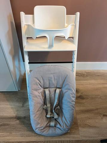 Stokke Tripp Trapp wit incl babyset en newbornset beschikbaar voor biedingen
