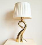 Prachtige vintage italiaans design massief koperen lamp!, Antiek en Kunst, Antiek | Lampen, Ophalen of Verzenden