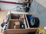 Steigerhouten wasmachinekast, Huis en Inrichting, Ophalen, Gebruikt