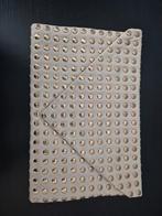 Clutch gebroken wit met stuts, Sieraden, Tassen en Uiterlijk, Tassen | Damestassen, Ophalen of Verzenden, Gebruikt, Wit