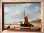 Johannes Eerdmans, bomschuiten op het strand, Ophalen