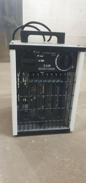 Trotec tds 10 kachel. 2kw kachel beschikbaar voor biedingen