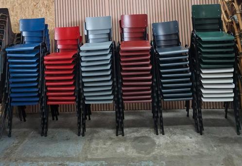 Partij mix 21 schoolstoelen kantine stoelen vergaderstoelen, Huis en Inrichting, Stoelen, Zo goed als nieuw, Vijf, Zes of meer stoelen