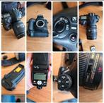 Nikon D800 met winder 2 lenzen 24-120   70-300  flitser, Ophalen of Verzenden, Gebruikt, Nikon