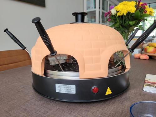 Pizzarette, iedereen een eigen pizza aan tafel!, Witgoed en Apparatuur, Gourmetstellen, Zo goed als nieuw, 4 t/m 7 personen, Ophalen