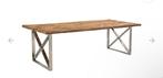 Eettafel Rixos Zilver Sleeper Wood 240 x 100 cm, Huis en Inrichting, Tafels | Sidetables, Ophalen, 200 cm of meer, Rechthoekig