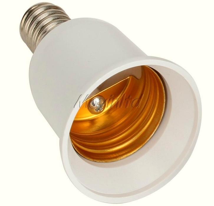 Lamp holder adapter E14 naar E27, Huis en Inrichting, Lampen | Losse lampen, Nieuw, Led-lamp, Minder dan 30 watt, E27 (groot)