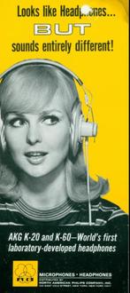 hoofdtelefoon AKG K60 vintage, Audio, Tv en Foto, Koptelefoons, Gebruikt, Surround, Over oor (circumaural), Ophalen