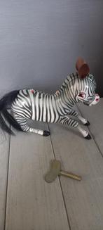 Blikken jumping zebra wind up opwindbaar China MS 505, Antiek en Kunst, Ophalen of Verzenden