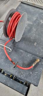 Luchthaspel - 8 meter gebruikt, Doe-het-zelf en Verbouw, Compressors, Gebruikt, 6 tot 10 bar, Ophalen of Verzenden, Minder dan 200 liter/min