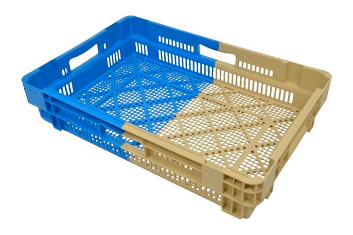 Stapelbakken 600x400x127 MM, Doe-het-zelf en Verbouw, Kratten en Dozen, Nieuw, Bak of Kist, Minder dan 50 cm, Minder dan 35 cm