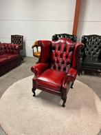Oxblood rood chesterfield fauteuil stoel oorfauteuil Z.G.A.N, 2871SK, Klassieke, Mariansoliak8@gmail.com, Ophalen of Verzenden