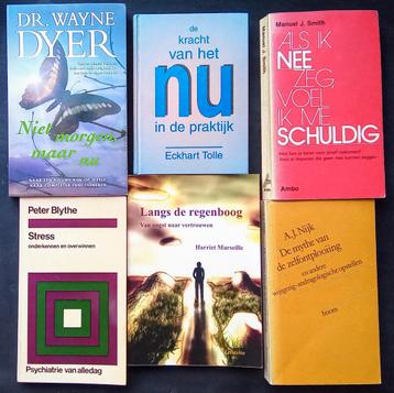 Set boeken over psychologie, zelfhulp etc. beschikbaar voor biedingen