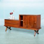 Vintage A-symmetrisch dressoir Gladzel l walnut sideboard, Antiek en Kunst, Antiek | Overige Antiek, Ophalen of Verzenden