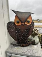 Handgemaakte decoratie koperen Uil, Tuin en Terras, Tuinwanddecoratie, Gebruikt, Ophalen