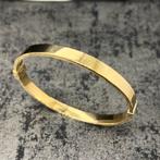 14k gouden slavenarmband prachtig model, Sieraden, Tassen en Uiterlijk, Armbanden, Ophalen of Verzenden, Nieuw, Goud