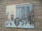 Fraai Schilderij Parijs Geschilderd door K. Burnett, Antiek en Kunst, Ophalen