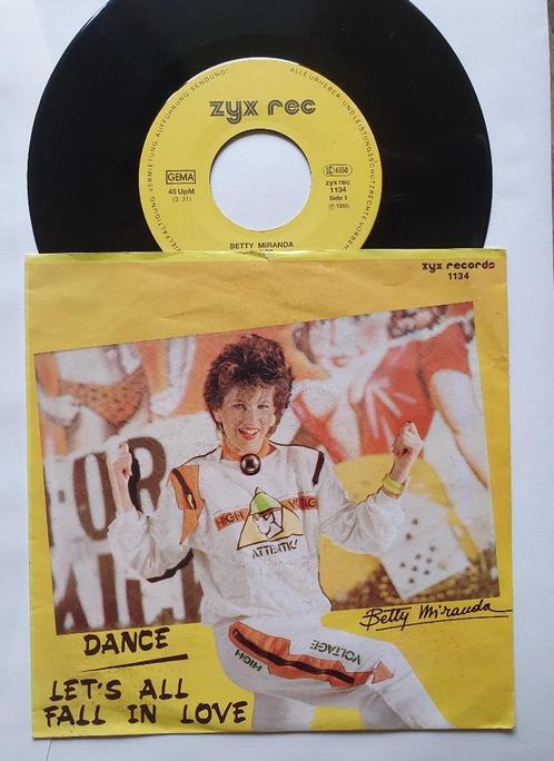 Betty Miranda - Dance (Italo), Cd's en Dvd's, Vinyl Singles, Gebruikt, Single, Dance, 7 inch, Ophalen of Verzenden